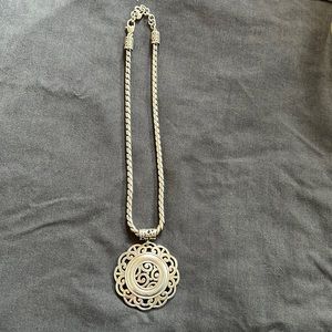 Brighton like new silver filigree elegant necklace.